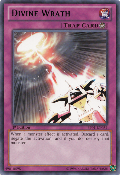 Divine Wrath [BP01-EN054] Rare | Jomio and Rueliete's Cards and Comics