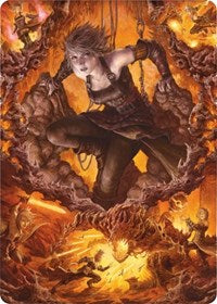 Nahiri, Heir of the Ancients [Zendikar Rising Art Series] | Jomio and Rueliete's Cards and Comics