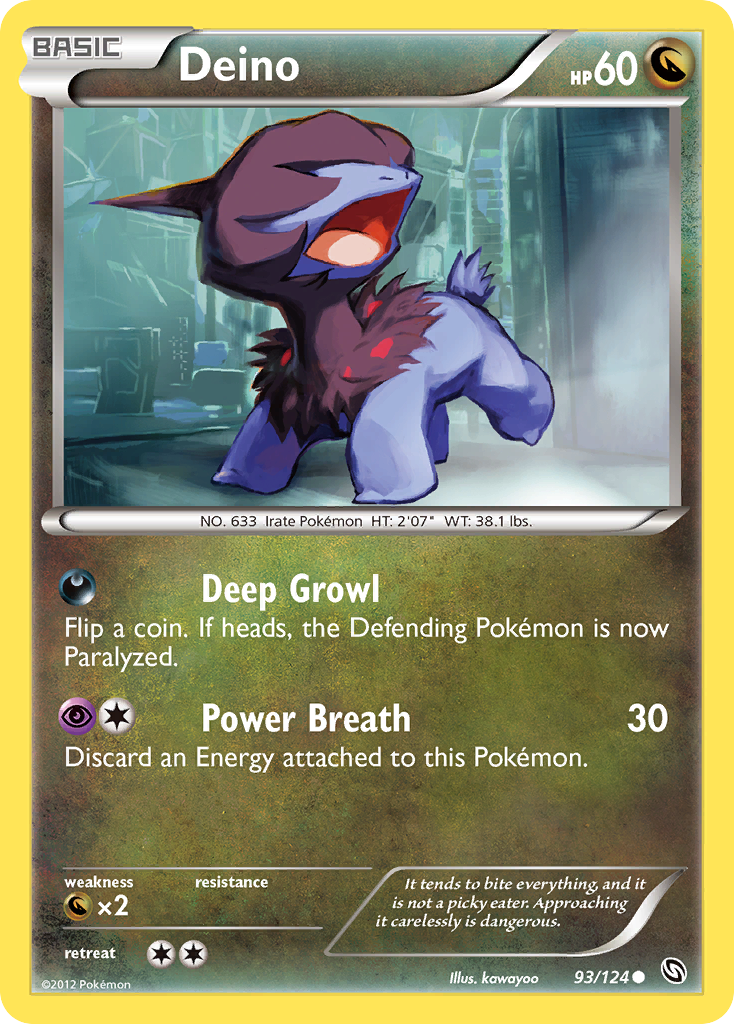 Deino (93/124) [Black & White: Dragons Exalted] | Jomio and Rueliete's Cards and Comics