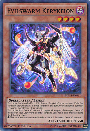 Evilswarm Kerykeion [MP14-EN061] Super Rare | Jomio and Rueliete's Cards and Comics