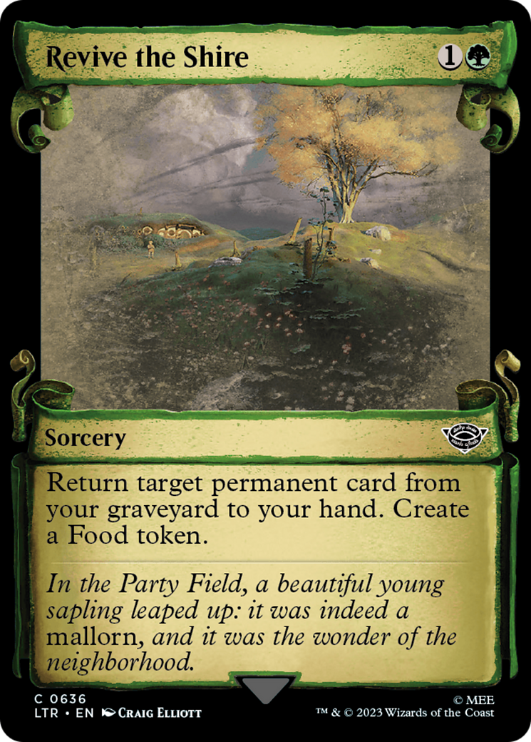 Revive the Shire [The Lord of the Rings: Tales of Middle-Earth Showcase Scrolls] | Jomio and Rueliete's Cards and Comics