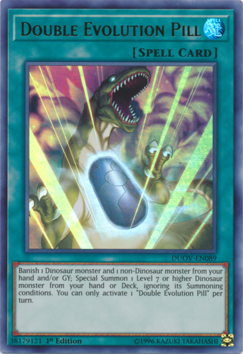 Double Evolution Pill [DUOV-EN089] Ultra Rare | Jomio and Rueliete's Cards and Comics