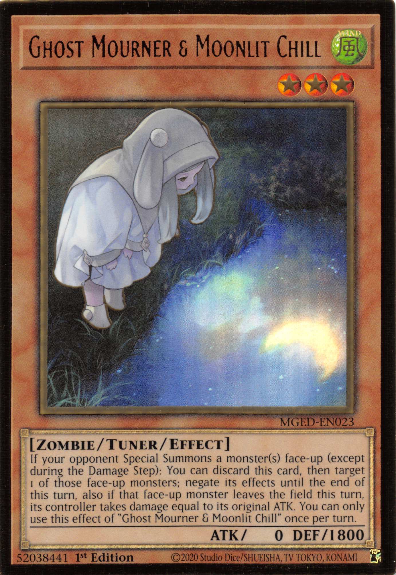 Ghost Mourner & Moonlit Chill (Alternate Art) [MGED-EN023] Gold Rare | Jomio and Rueliete's Cards and Comics