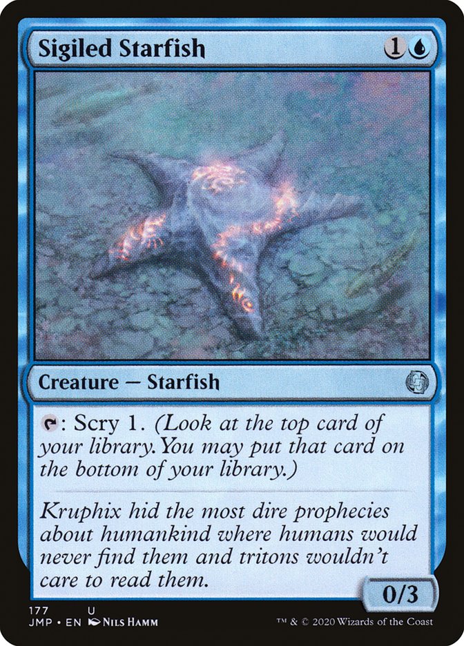 Sigiled Starfish [Jumpstart] | Jomio and Rueliete's Cards and Comics
