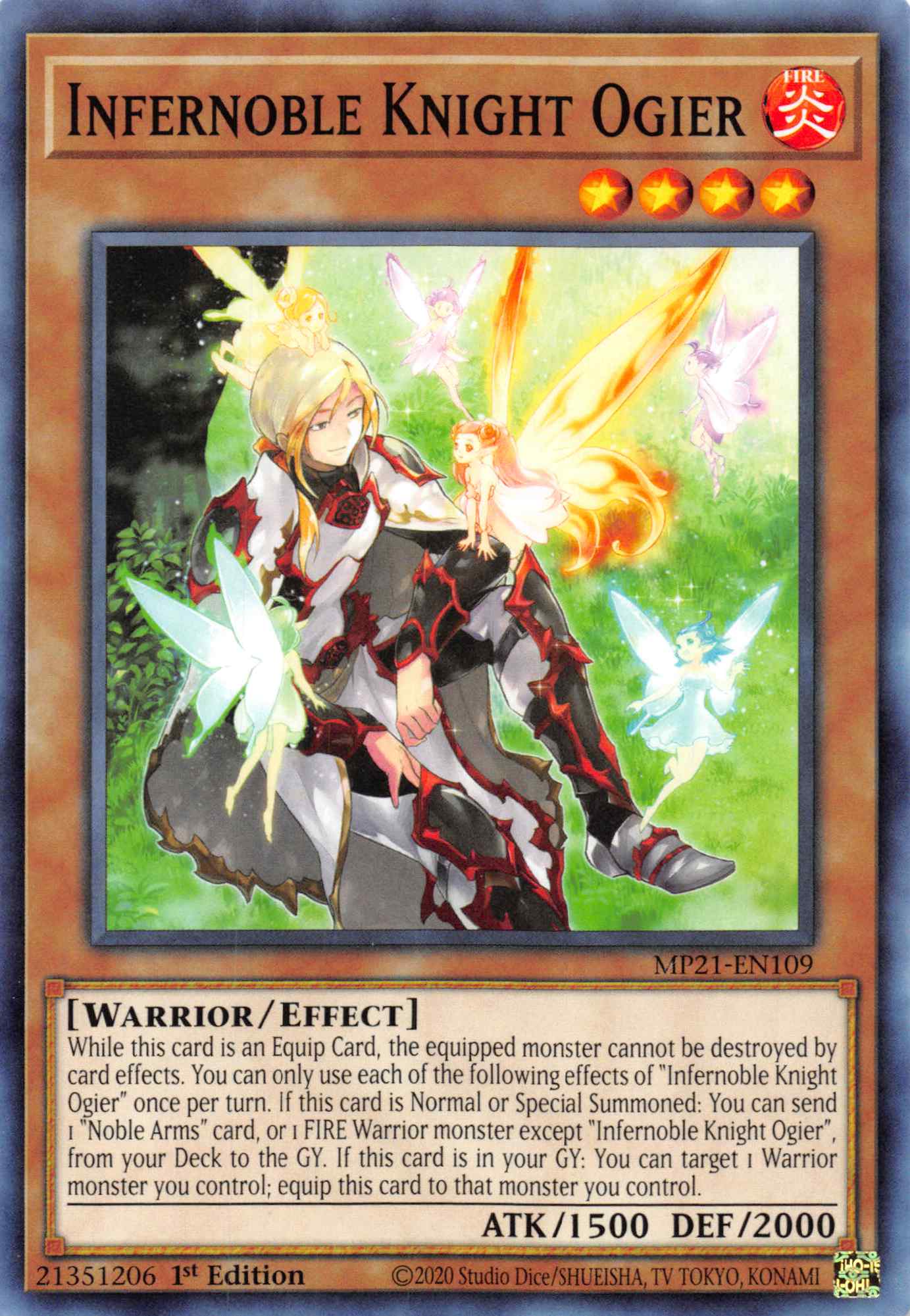 Infernoble Knight Ogier [MP21-EN109] Common | Jomio and Rueliete's Cards and Comics