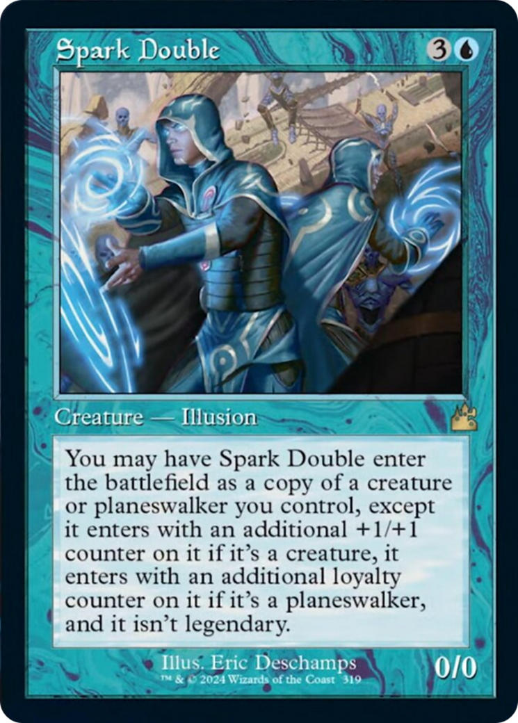 Spark Double (Retro Frame) [Ravnica Remastered] | Jomio and Rueliete's Cards and Comics