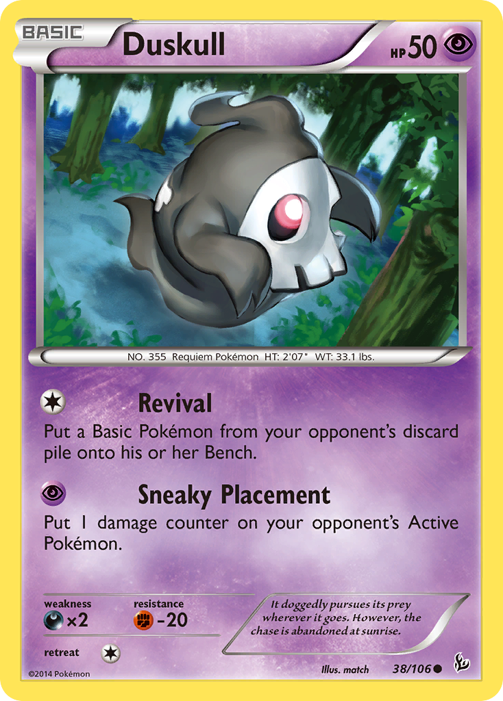 Duskull (38/106) [XY: Flashfire] | Jomio and Rueliete's Cards and Comics
