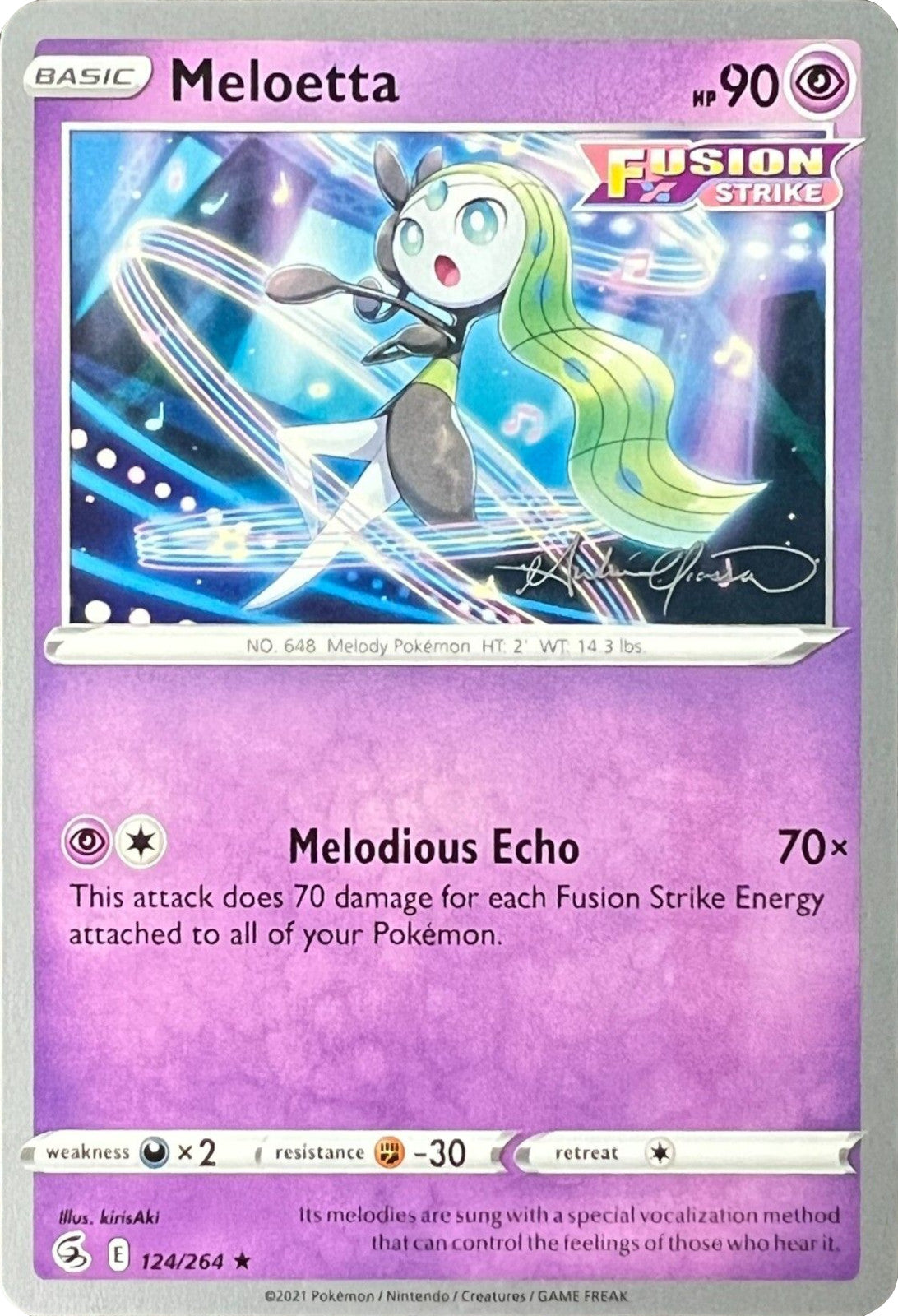 Meloetta (124/264) (The Shape of Mew - Andre Chiasson) [World Championships 2022] | Jomio and Rueliete's Cards and Comics