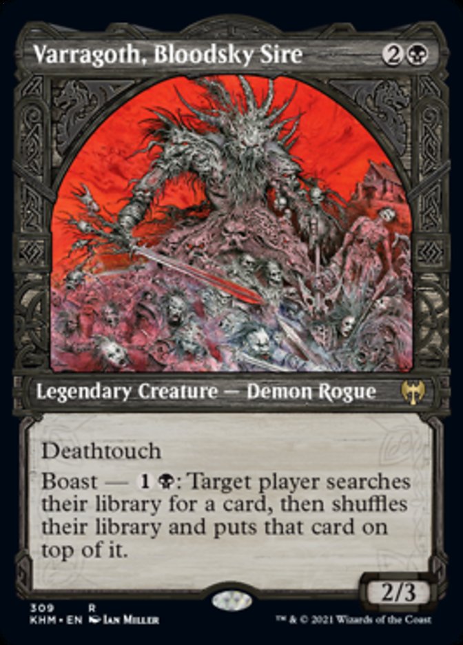 Varragoth, Bloodsky Sire (Showcase) [Kaldheim] | Jomio and Rueliete's Cards and Comics
