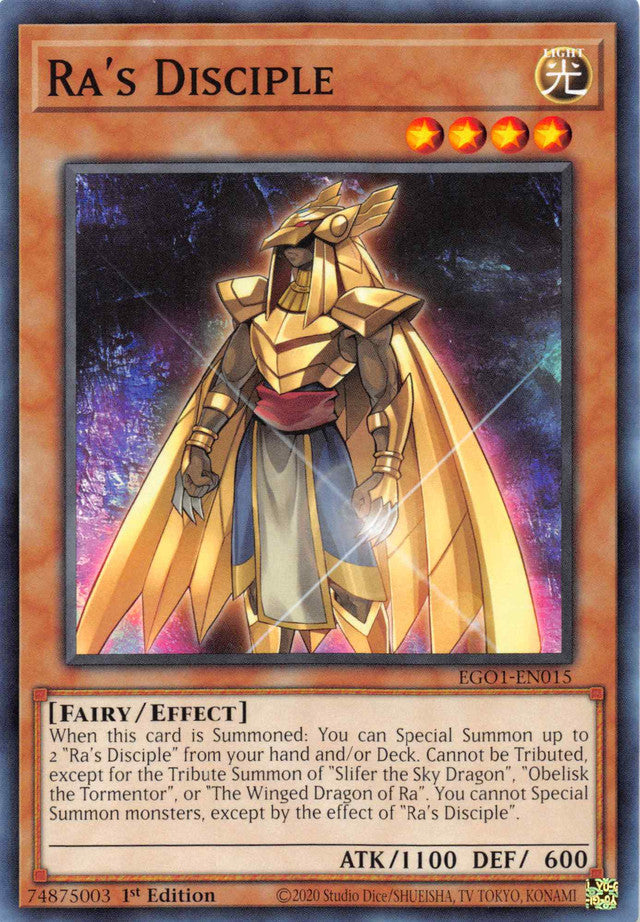 Ra's Disciple [EGO1-EN015] Common | Jomio and Rueliete's Cards and Comics
