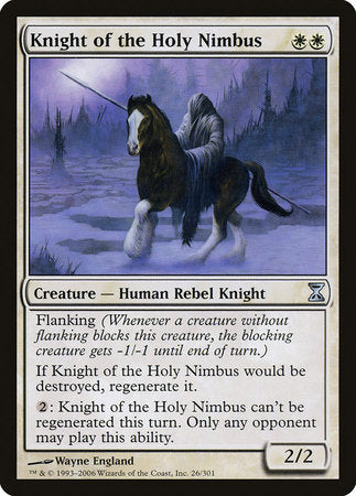 Knight of the Holy Nimbus [Time Spiral] | Jomio and Rueliete's Cards and Comics