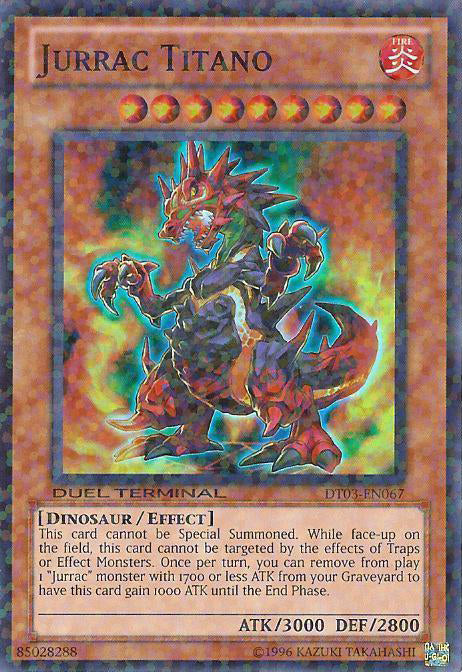Jurrac Titano [DT03-EN067] Super Rare | Jomio and Rueliete's Cards and Comics