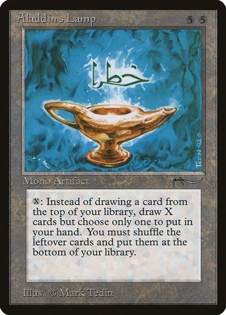 Aladdin's Lamp [Arabian Nights] | Jomio and Rueliete's Cards and Comics