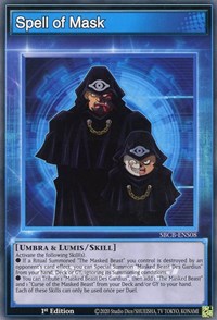 Spell of Mask [SBCB-ENS08] Common | Jomio and Rueliete's Cards and Comics