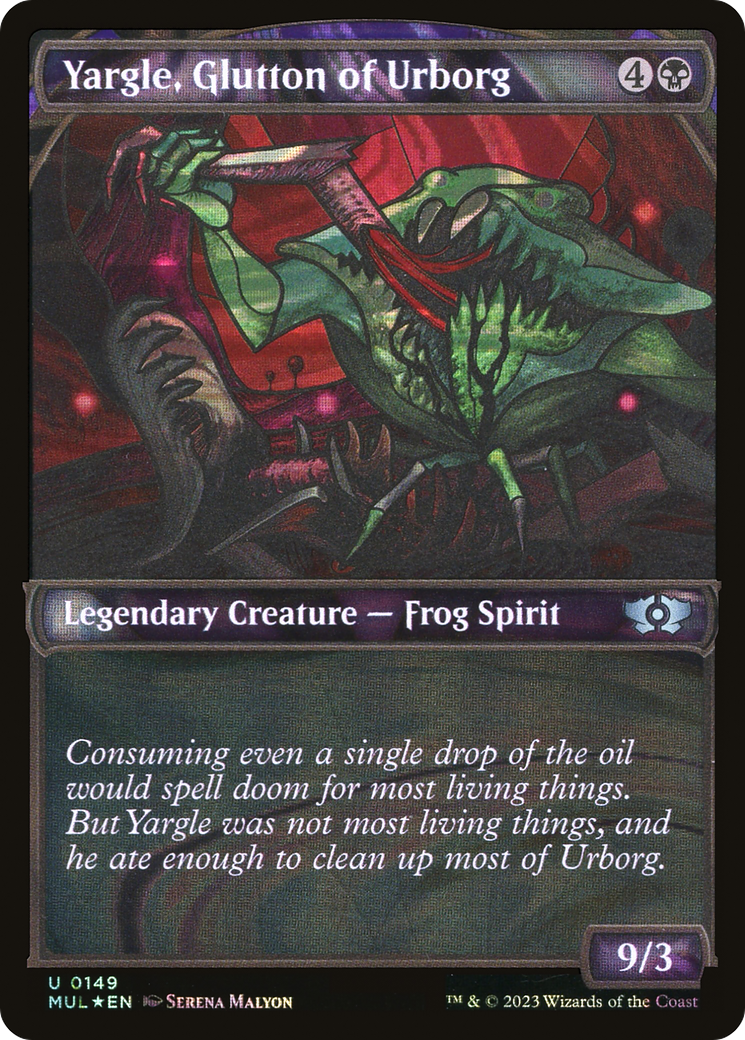 Yargle, Glutton of Urborg (Halo Foil) [Multiverse Legends] | Jomio and Rueliete's Cards and Comics