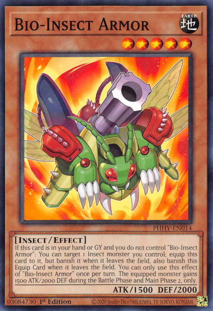 Bio-Insect Armor [PHHY-EN014] Common | Jomio and Rueliete's Cards and Comics