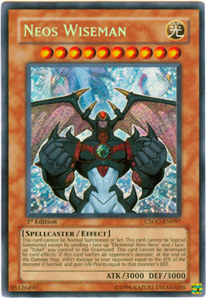 Neos Wiseman [CSOC-EN097] Secret Rare | Jomio and Rueliete's Cards and Comics