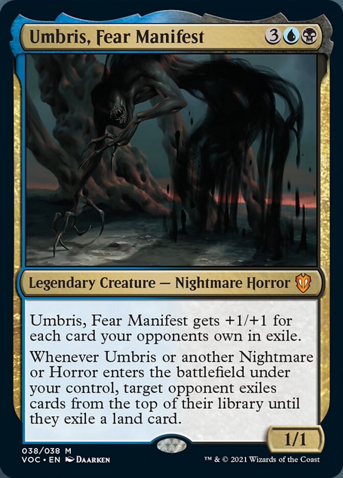 Umbris, Fear Manifest [Innistrad: Crimson Vow Commander] | Jomio and Rueliete's Cards and Comics