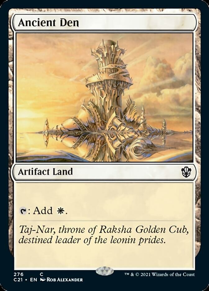 Ancient Den [Commander 2021] | Jomio and Rueliete's Cards and Comics