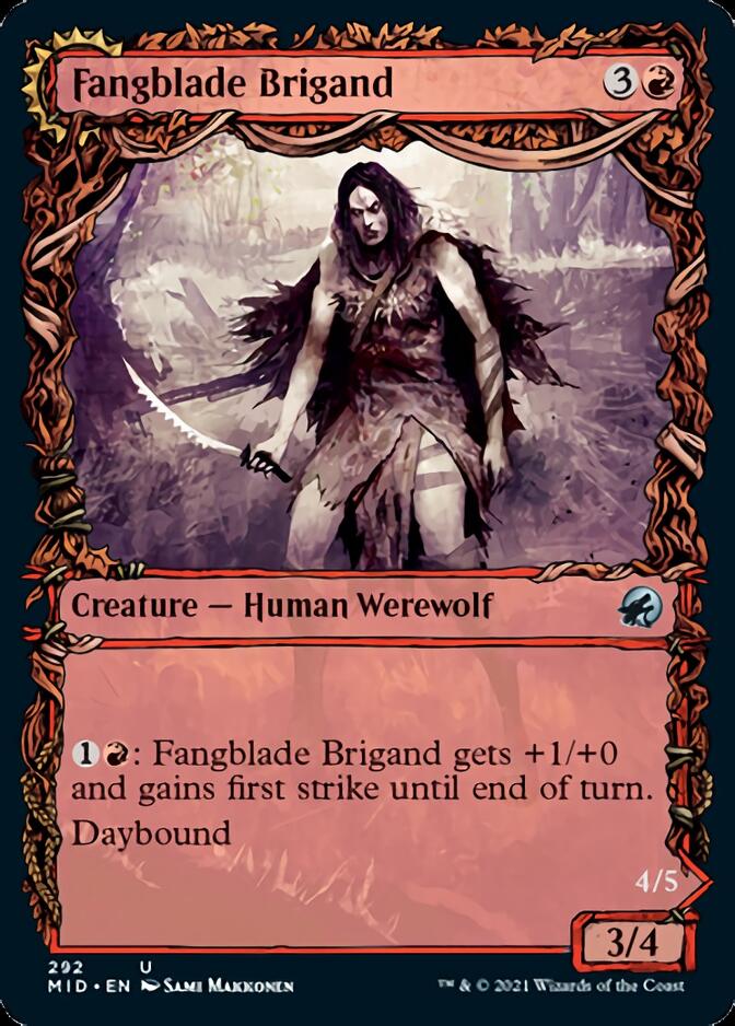 Fangblade Brigand // Fangblade Eviscerator (Showcase Equinox) [Innistrad: Midnight Hunt] | Jomio and Rueliete's Cards and Comics