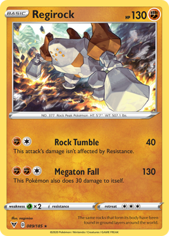Regirock (089/185) [Sword & Shield: Vivid Voltage] | Jomio and Rueliete's Cards and Comics