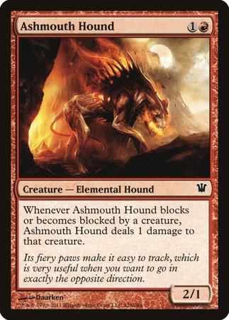 Ashmouth Hound [Innistrad] | Jomio and Rueliete's Cards and Comics