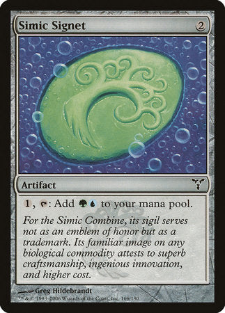 Simic Signet [Dissension] | Jomio and Rueliete's Cards and Comics