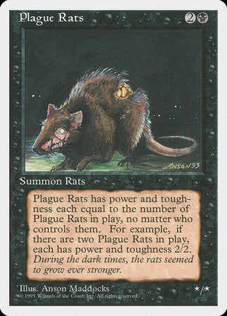 Plague Rats [Fourth Edition] | Jomio and Rueliete's Cards and Comics