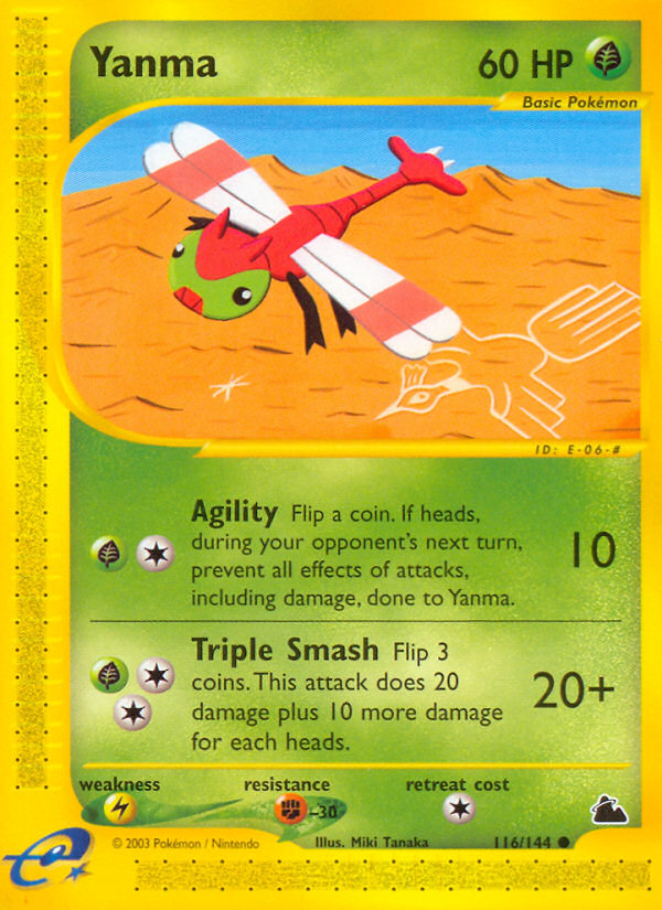 Yanma (116/144) [Skyridge] | Jomio and Rueliete's Cards and Comics