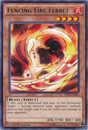 Fencing Fire Ferret [BP03-EN107] Rare | Jomio and Rueliete's Cards and Comics