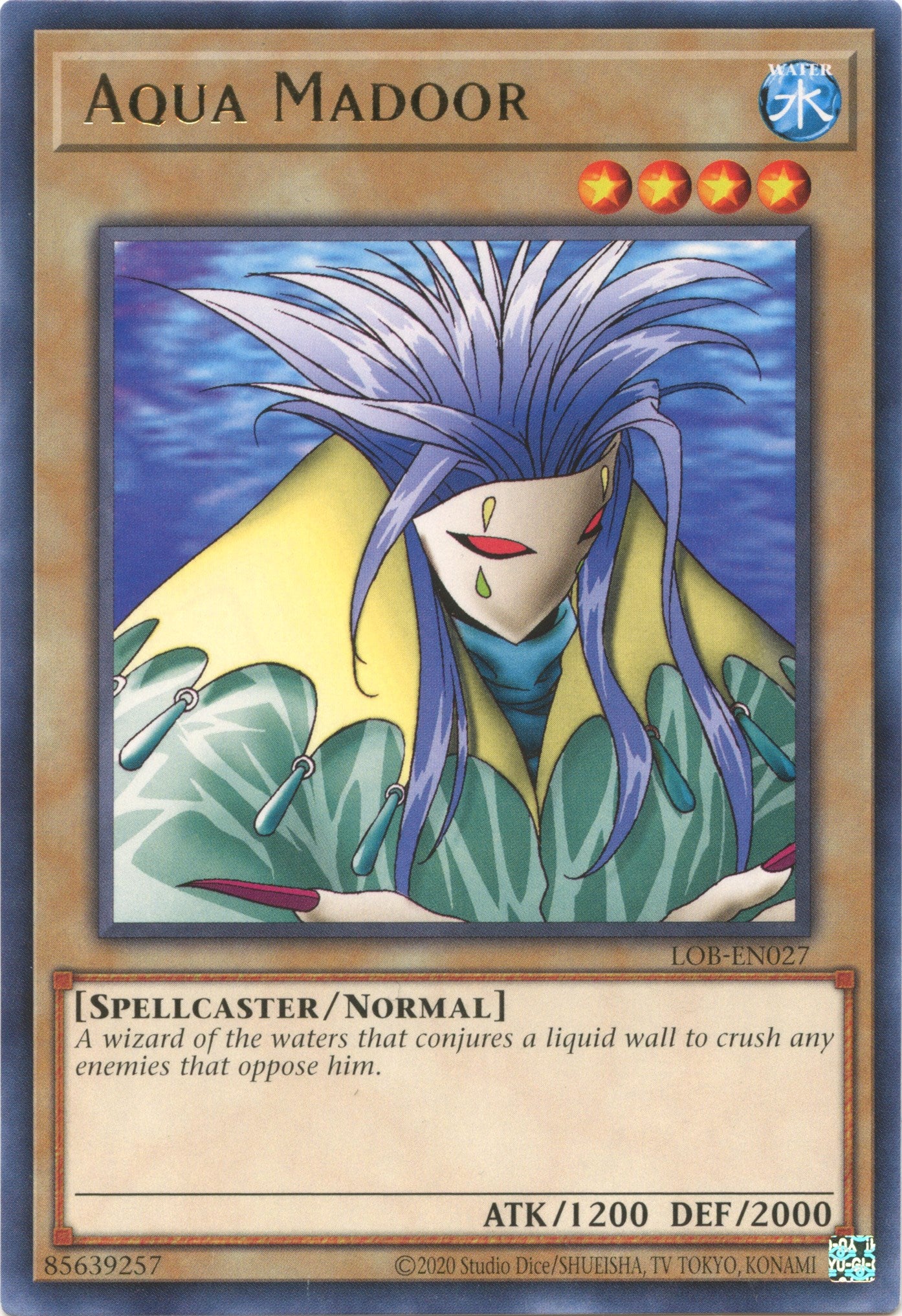 Aqua Madoor (25th Anniversary) [LOB-EN027] Rare | Jomio and Rueliete's Cards and Comics