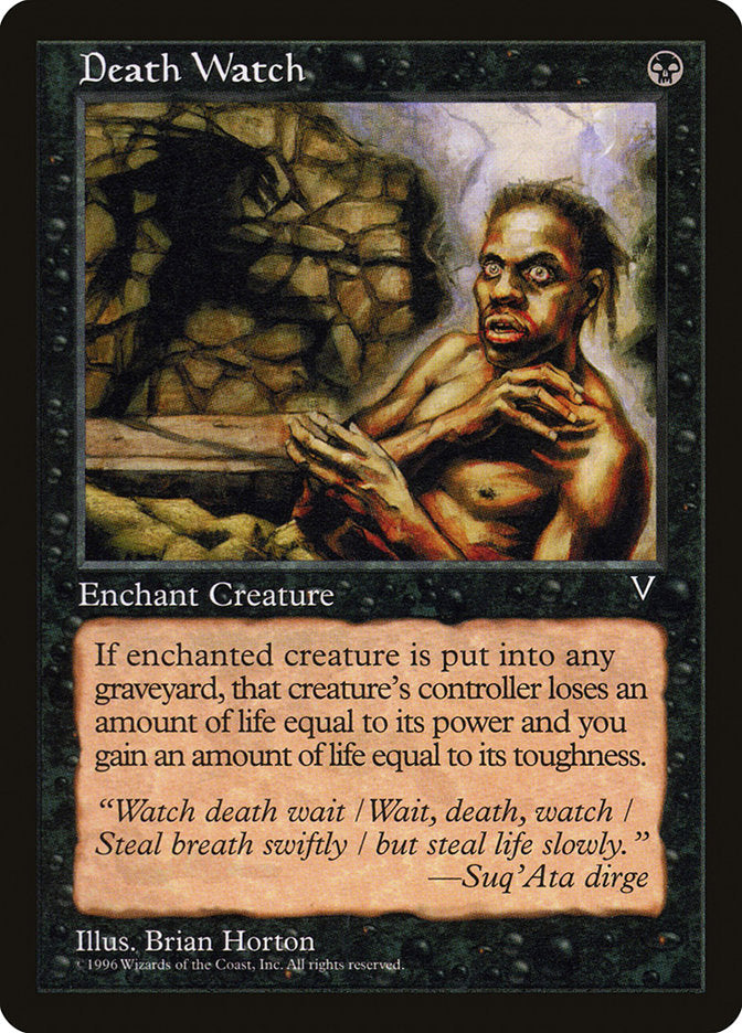 Death Watch [Visions] | Jomio and Rueliete's Cards and Comics