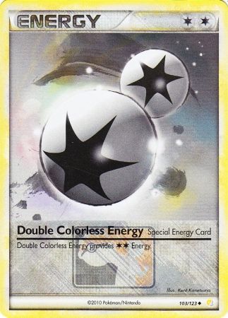 Double Colorless Energy (103/123) (League Promo) [HeartGold & SoulSilver: Base Set] | Jomio and Rueliete's Cards and Comics