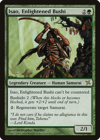 Isao, Enlightened Bushi [Betrayers of Kamigawa] | Jomio and Rueliete's Cards and Comics