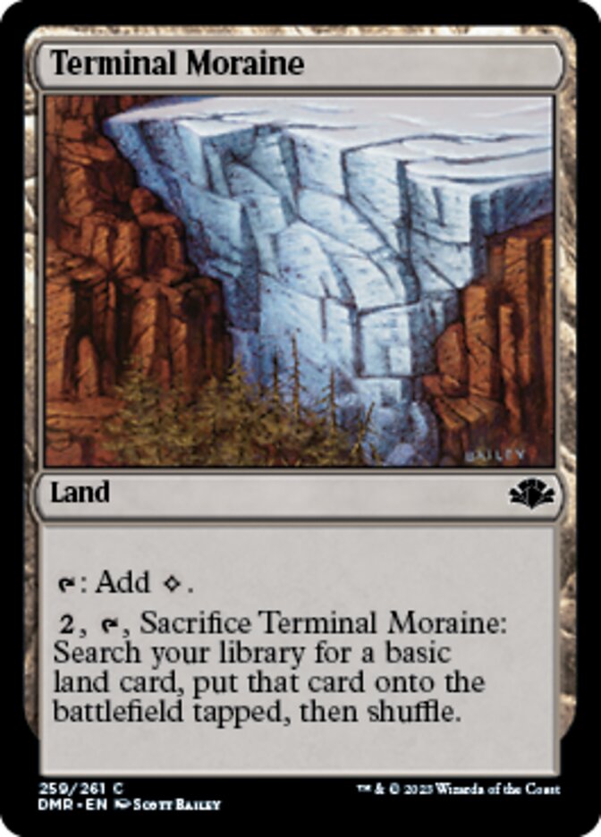 Terminal Moraine [Dominaria Remastered] | Jomio and Rueliete's Cards and Comics