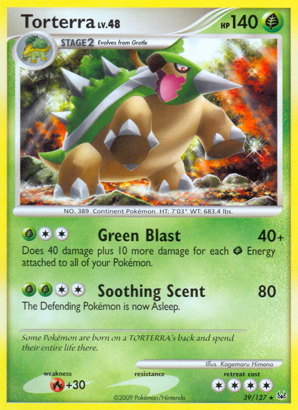 Torterra (39/127) [Platinum: Base Set] | Jomio and Rueliete's Cards and Comics