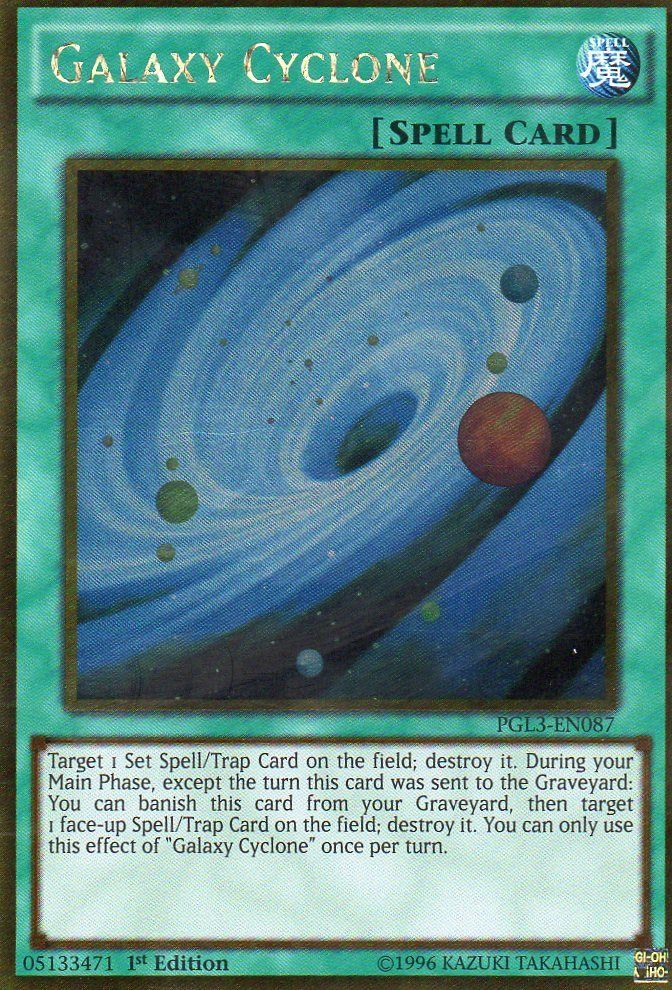 Galaxy Cyclone [PGL3-EN087] Gold Rare | Jomio and Rueliete's Cards and Comics