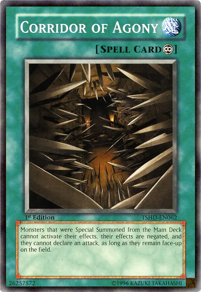 Corridor of Agony [TSHD-EN062] Common | Jomio and Rueliete's Cards and Comics