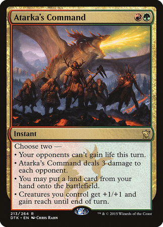 Atarka's Command [Dragons of Tarkir] | Jomio and Rueliete's Cards and Comics