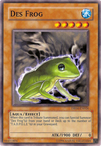 Des Frog [DR04-EN026] Common | Jomio and Rueliete's Cards and Comics