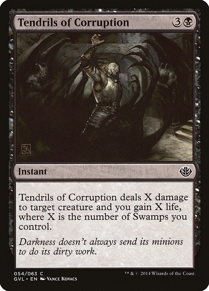 Tendrils of Corruption (Garruk vs. Liliana) [Duel Decks Anthology] | Jomio and Rueliete's Cards and Comics