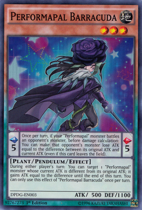 Performapal Barracuda [DPDG-EN003] Super Rare | Jomio and Rueliete's Cards and Comics