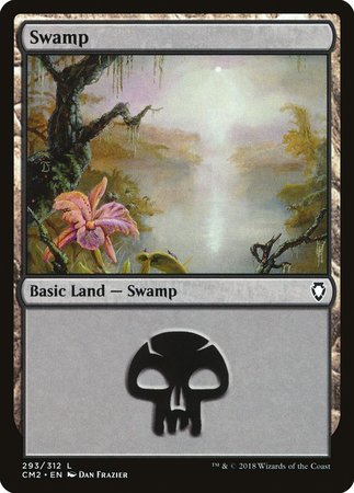 Swamp (293) [Commander Anthology Volume II] | Jomio and Rueliete's Cards and Comics