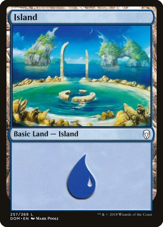 Island (257) [Dominaria] | Jomio and Rueliete's Cards and Comics