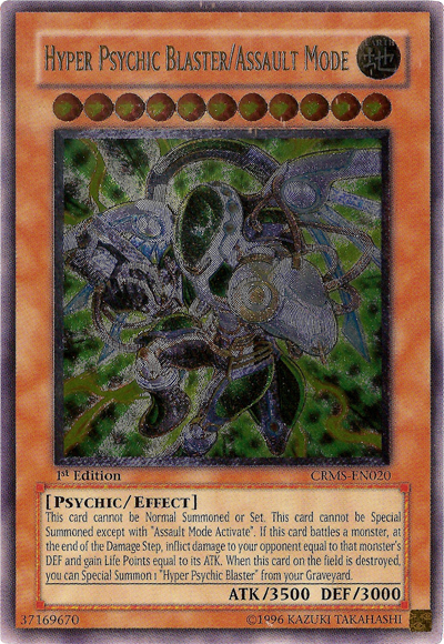 Hyper Psychic Blaster/Assault Mode (UTR) [CRMS-EN020] Ultimate Rare | Jomio and Rueliete's Cards and Comics