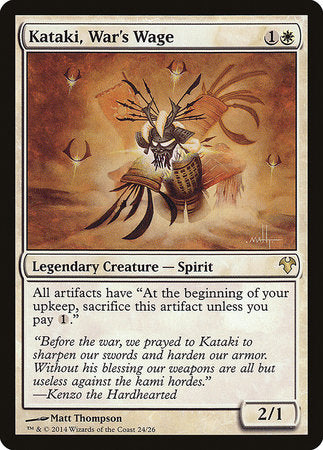 Kataki, War's Wage [Modern Event Deck 2014] | Jomio and Rueliete's Cards and Comics