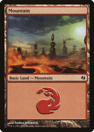 Mountain (75) [Duel Decks: Venser vs. Koth] | Jomio and Rueliete's Cards and Comics