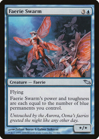 Faerie Swarm [Shadowmoor] | Jomio and Rueliete's Cards and Comics