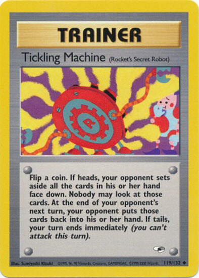 Tickling Machine (119/132) [Gym Heroes Unlimited] | Jomio and Rueliete's Cards and Comics