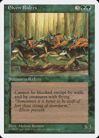 Elven Riders [Fourth Edition] | Jomio and Rueliete's Cards and Comics